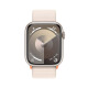 【95成新】Apple/苹果 Watch Series 9 智能手表GPS款45毫米星光色铝金属表壳 星光色回环式运动表带 MR983CH/A
