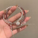 八件套值套装手链百搭轻奢汉元素小众设计ins风闺蜜学生手镯 M1390【绿色流苏铃铛】