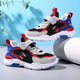 361 neue Kinderschuhe, Doppel-Mesh-Kindersportschuhe, wear-resistente, schockabsorbierende Laufschuhe, Nicht-Rutsch-, Atmungs- und Leichtgewichtige für Schüler und Kinder 1910 Doppelgitter dunkelblau und grün 33