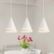 NVC NVC NVC lighting LED dining chandelier restaurant bar lamp modern minimalist wrought iron three-head chandelier white