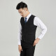 Shanghai Haoyu formal vest men's business slim vest V-neck vest black 185/104A