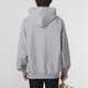 Adidas Siscutirshirt para hombres y mujeres 2024 otoño e invierno Nuevo terciopelo tibio calentado chaqueta con capucha a prueba de viento ji6636 cáñamo mediano gris xl