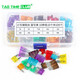 Car fuse xenon lamp fuse medium small mini insurance insert 20A 5A 15A 10A 40A orange medium insurance insert 5A (10 pieces)