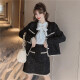 YuJue (YuJue) small fragrance suit 2020 autumn and winter fashionable retro ladylike temperament three-piece suit jacket shirt short skirt tweed professional suit YWYY5927 picture color L