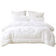 Mercury Home Textiles Winter Quilt Contains Seven-hole Antibacterial Breathable Fiber Quilt Double Spring Autumn and Winter Warm Quilt Student Dormitory Quilt Core Alice Antibacterial Seven-hole Winter Quilt 2nd Generation (White) 180x220cm