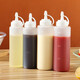 Baiji squeeze sauce bottle 4-pack condiment bottle syrup jam tomato salad honey bottle squeeze bottle sauce sauce bottle