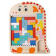Yu Jianxiong Kinderholz Tetris Dreidimensionale große Puzzle Bausteine Spielzeug Multifunktionaler Kuchenbrett Eltern-Kind-Interaktion 2-3-6 Jahre alte Jungen und Mädchen Form Kognition Large Tetris (3in1 Building Block Version)