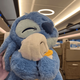 
Disney (Disney) Hug Duck Stitch Plush Toy Donald Duck Stitch Doll Doll Children's Pillow Gift Girl Hug Duck Stitch 80cm (Spot Quick Delivery)