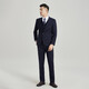 Haipai Haoyu suit suit men's slim business formal attire professional work wear one-button suit suit navy one-button XL 180/100A