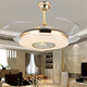 
Bronze Age Invisible Ceiling Fan Light Fan Light Living Room Dining Household Simple Modern Fan Chandelier with Fan Lighting 9923
