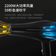 Zaoyu Hair Dryer Hair Salon Special High Wind Negative Ion Hair Dryer Home High Power Barber Shop Blue Light Hair Dryer Constant Temperature Hair Care Large Air Volume Low Noise Quick Drying 2200W Professional Salon High Power Quick Drying Hair Dryer