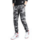 Gekochte Cui (Shucui) Frühlings- und Sommer-Herren-Freizeithosen koreanische Art Trendy Marke Slim-Fit-Hosen Persönlichkeit Vielseitige Mode elastische Taille Multi-Tocket-Arbeitshose Herren trendige Tarnhosen WJL-691C Grau Camouflage Größe 28 (Waist Cirps 1 Foot 1)