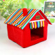 Zigman Zigman. Dog kennel, small dog and cat kennel, warm in autumn and winter, removable and washable, closed style dog kennel for all seasons, medium size [recommended 20 Jin [Jin equals 0.5 kg] for pets]*