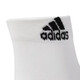 adidas\阿迪达斯袜子男袜女袜 2024新款棉袜吸汗透气防臭运动袜休闲袜足球袜 DZ9435三双白色 L（43-46码）