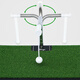 TTYGJ upgraded version indoor golf swing training device 360-degree rotating rubber bottom hitting pad with suction cup rotating swing training device
