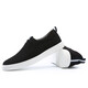 TYKT casual shoes men spring and summer canvas shoes men old Beijing cloth shoes casual one-foot lazy shoes trendy shoes TY9789 black 40