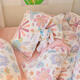 Jiuzhoulu warmes Milchkristall Fleece Vierköpfige Set Doppelseite 1,5/1,8-Meter-Quilt-Abdeckung Flanell Quilt Cover Winter
