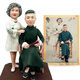 The successor of Tao’s creative wedding ornaments clay figure live doll wedding gifts for newlyweds and friends to celebrate the anniversary of engagement 22 cm single person (can be customized 15~26 cm)