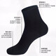
Yalu Socks Men's mid-tube socks sporty, comfortable, breathable, sweat-absorbing business stockings four seasons solid color mid-tube socks black mid-tube- 10 pairs