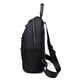 Double Star Rucksack Damen-Wear-Resistant Rucksack Freizeit-Reisetasche Mama-Tasche große Kapazität Wasserresistente Schulbeutel Schwarz (Standardmodell)