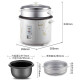 Royalstar rice cooker rice cooker household traditional old-fashioned straight pot 6L large capacity with steamer RZ-60B