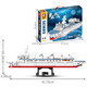 Senbao building blocks children's military building blocks toys Shandong ship plug model Hainan ship assembled aircraft carrier warship boys and girls 8-14 years old 203319 Yuanwang 5 measuring ship 724 particles