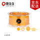 Lingjiujiu crystal elastic thread beaded thread elastic rubber band thread threaded with beads, bracelet thread, hand-strung beaded flat wire elastic rope, golden yellow