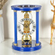 Hermle Uhren Europäische moderne Uhr Wohnzimmer Mechanischer Pendel Tisch Sitzuhr MT002-BL0791