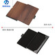 MZXM German imported quality business card holder for men and women business high-end creative card box stainless steel card holder exquisite body full cover walnut metal titanium black