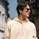 
Mr. Bu Bu’s thin base sweatshirt men’s silhouette top spring and autumn new long-sleeved hooded drawstring KT15689 Yami Apricot M /170