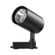 CANMEIJIA LED spotlight track light surface-mounted super bright commercial clothing store exhibition hall background wall track light ceiling ceiling light 30W-black (warm yellow light)