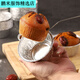 Haicai mold disposable tin foil cup hair cake non-stick egg tart cup household oven baking steamer oyster holder 14081# medium size tin foil cake cup 50