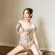 Lingerie sexy, sexy et chaude, bas résille dentelle transparent, costume passion, uniforme, combinaison alléchante et perverse, pas besoin de l'enlever, épaules nues, taille haute, fesses exposées, costume creux, bas résille une pièce 1289 gris, taille unique
