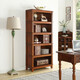 
Hua Xu Mei Bang Bookshelf Shelf Simple American Solid Wood Bookcase Combination European Office Floor-standing Bookcase Living Room Cabinet 60cm*38 Thick Bookcase [Cherry Color] Height 1479mm Four-layer