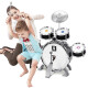 QIAOWABAOBEI drum set for children beginners educational toy musical instrument jazz drum 1-2-3-4 years old baby drum gift male one year old
