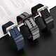 
Henteri adapts to Panerai stealth PAM1391/1565 Luna Rossa series nylon rubber watch strap accessories Blue original line-black buckle 26mm interface width
