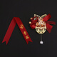 喜当当（xidangdang）结婚胸花新郎新娘婚礼家人全套父亲母亲伴郎伴娘嘉宾迎宾高级襟花 金叶圆喜胸花父亲母亲一对 X-200