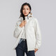 Holzspecker (Tucano) plus Samtintegrierte Jacke für Frauen, einschichtige Outdoor-Herbst- und Winter Mountaineering-Jacke warme weiche Schalen-Windbreaker 9930S-2 Ginkgo White-Woman [Camouflage] 3xl