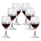 Huirong Tongda red wine glass set goblet glass household white wine glass wine six pieces (about 2 and a half)