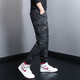 Gekochte Cui (Shucui) Frühlings- und Sommer-Herrenhose koreanische Style Trendy Marke Slim Casual Hosen für die trendige Persönlichkeit von Männern vielseitige Mehrfach-Tasten-Tarn-Tarn-Herren-modische Fußbindung Herrenhosen WJL-692e Größe 30 (Taillenumfang 2 Fuß 3)