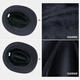 apatia hat autumn and winter top hat men plus wool warm middle-aged and elderly British jazz hat women gentleman black retro L146 plus velvet dark gray 57cm