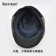 Kenmont autumn and winter men's retro short-brimmed woolen splicing beret fully sealed warm wool hat km-5144
