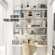 Medas storage rack wall shelving creative corner desk rack living room decorative wall shelving living room adjustable display rack 1.2+1.8 meters set