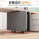 Xingqibao Mittagessen Klapperbett Haushalt Ein Büro-Nickerchen Einfacher Hardboard-Begleitbett für Erwachsene tragbares Campingbett [BOLD Square Tube] verbessertes Schwammmodellbreiten 60 cm