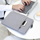 侣悟 苹果MacBook Air13/13.6/15.3内胆包Pro13/14/16英寸超薄M4 MA 加绒防震布艺内胆包-迷雾灰 2015款Pro13.3[A1502/A1278]