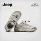 
Jeep Jeep Sneakers for Women Lightweight Retro Spring 2024 New Outdoor Slip Hiking Hiking Shoes for Women Lace-free 694 Gray 37