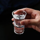 Teyan liquor cup 30ml cup small spirit cup sip cup small wine cup transparent glass goblet bullet cup creative [6 pack] 30ml bullet cup