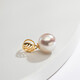 Nanzhu Palace Seawater Pearl Pendant 18K Inlaid Round Highlight Women's Pearl Pendant 925 Silver Chain 18K Gold 8.5-9mm