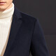 Antonio [leichter Luxuskaschmir + Wolle] Business Cashmere Anzug Herrenpendler Wolljacke Herbst und Winter Wollanzug Marine Blau 52 (180/96a)