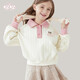 Disney Girls Sweatshirt Kinder Frühlings- und Herbstkleidung Little Girl Herbst Langarmed Top Children's Clothing Z233017 Pink 130 cm